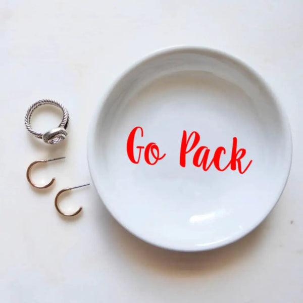 Round Collegiate Ring Dish