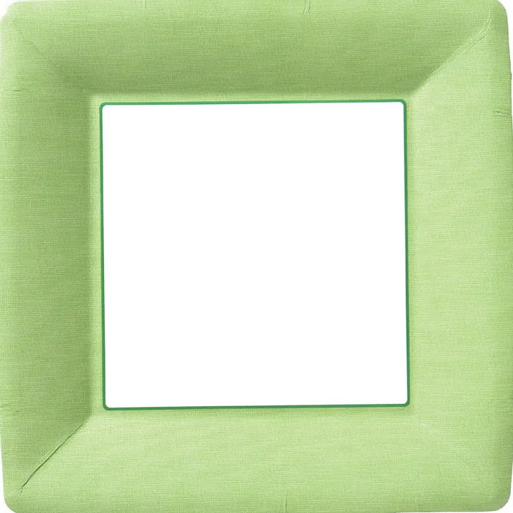 Classic Linen Square Paper Plate
