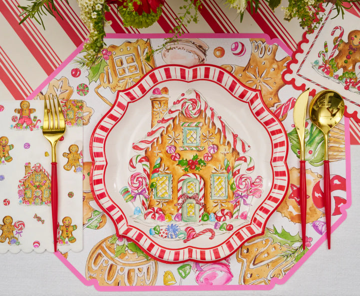 Gingerbread Dinner Plate 8/PK