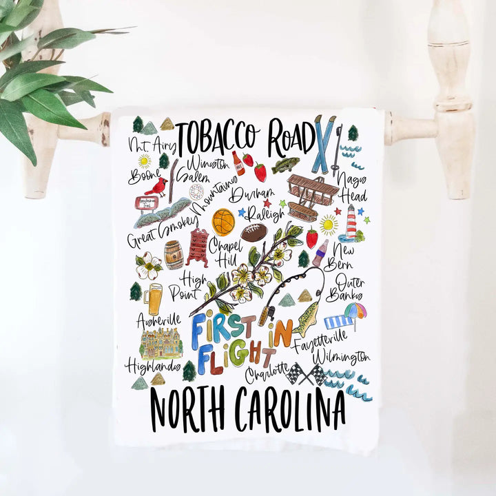 State of NC Tea Towel