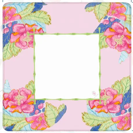 Pink Tobacco Leaf Mahjong Mat