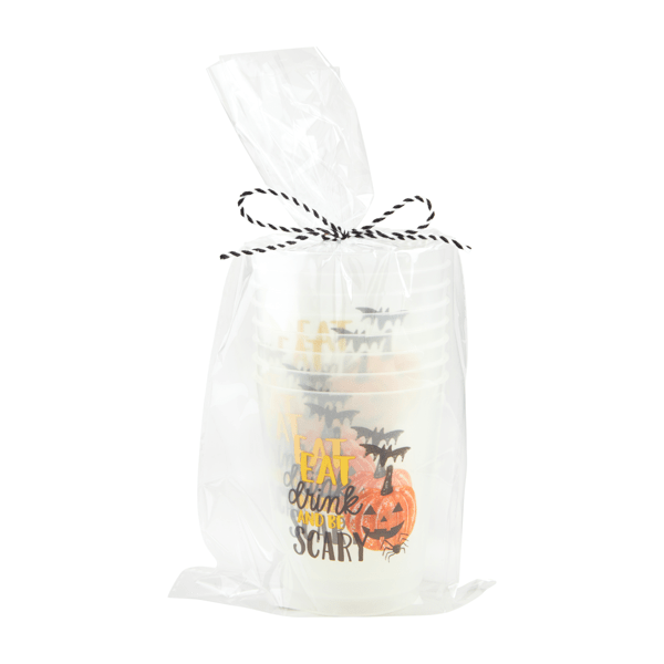 Glow in the Dark Halloween Cups Set/8