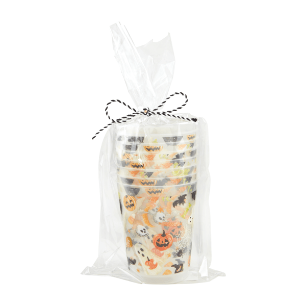 Glow in the Dark Halloween Cups Set/8