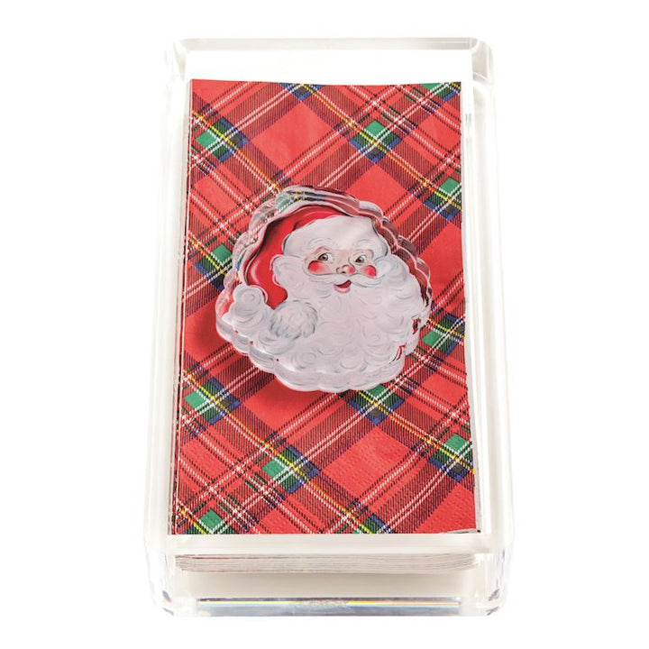 Christmas Acrylic Guest Towel Holder Set
