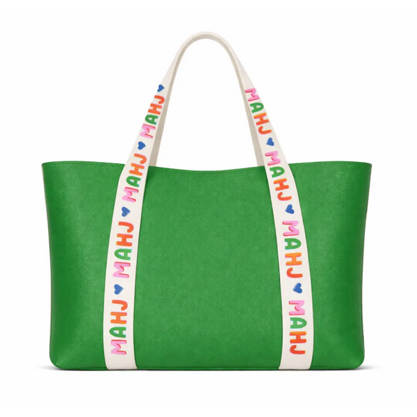 Green Mahjong Tote Bag