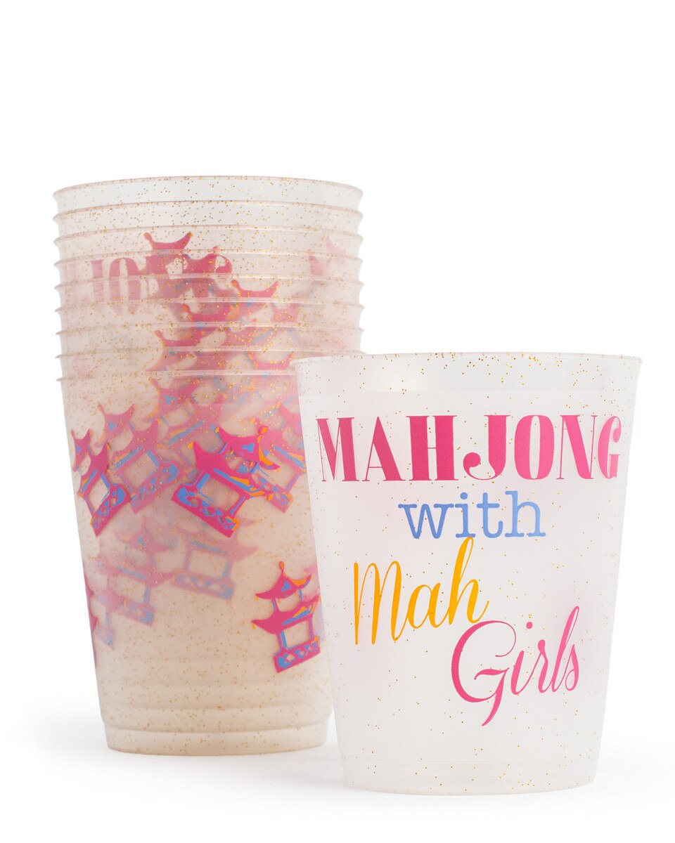 Mahjong Girls Party Cups Set/10