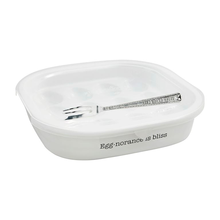 Deviled Egg Dish with Lid