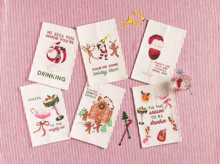 Fun Holiday Bar Towel