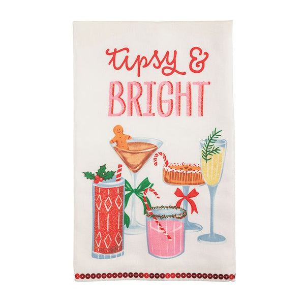 Holiday Glitter Bar Towel