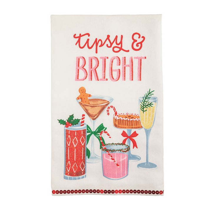Holiday Glitter Bar Towel