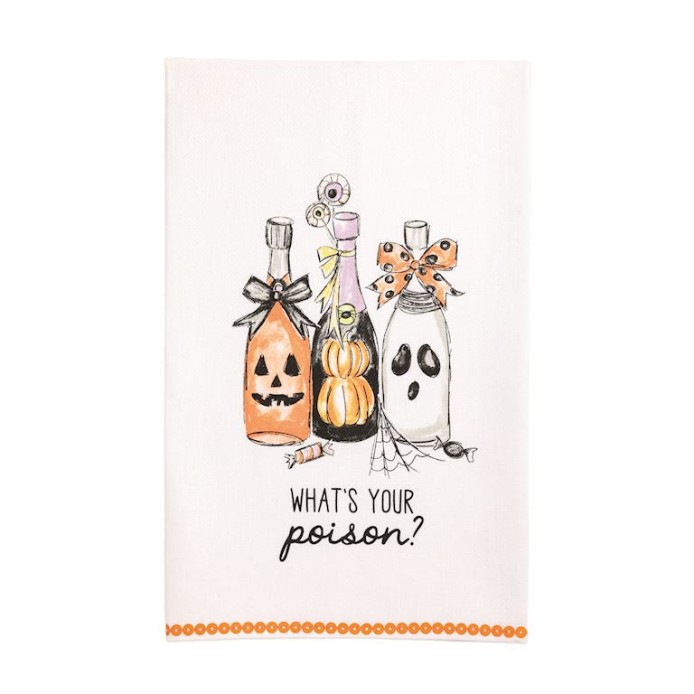 Halloween Cocktail Kitchen Towel