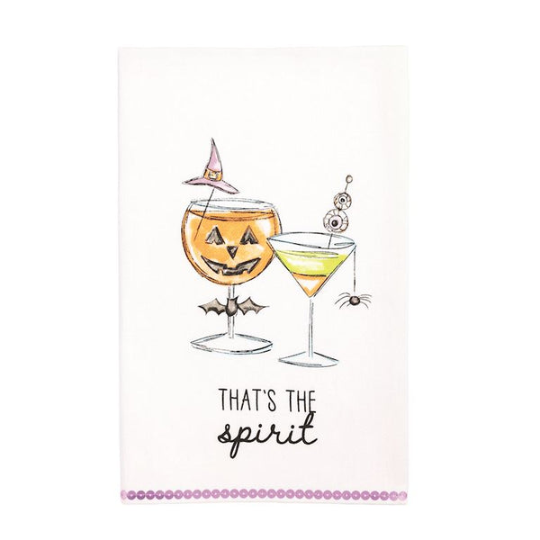 Halloween Cocktail Kitchen Towel