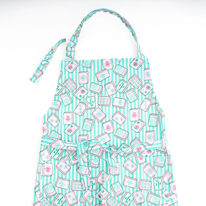 Mahjong Stripe Apron