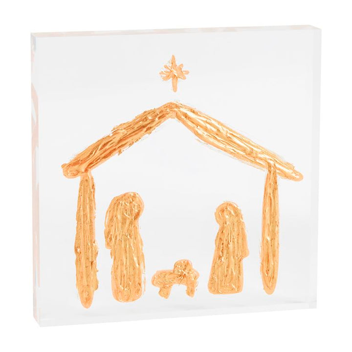 Acrylic Nativity Art Plaque
