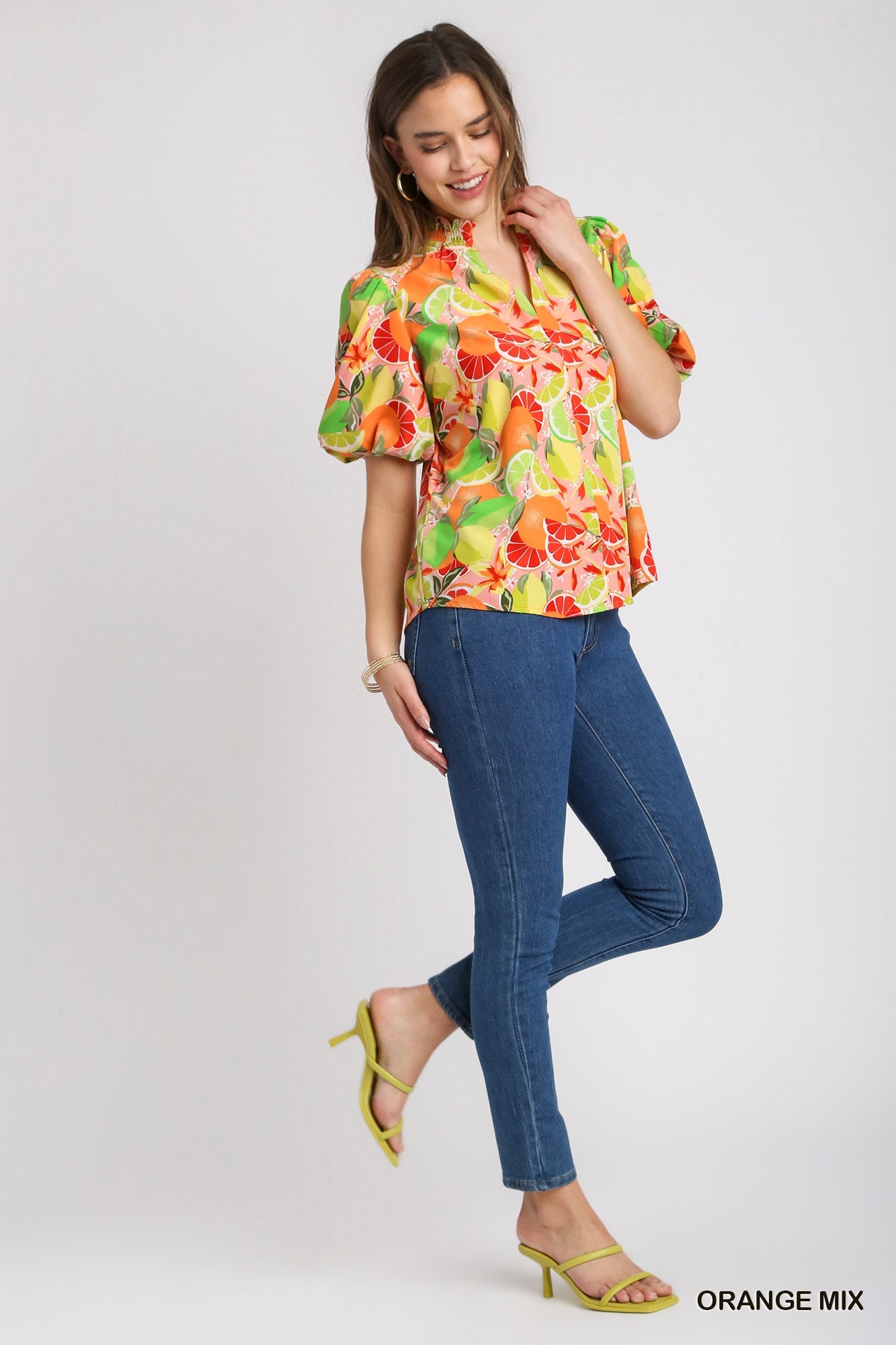 Tessa Fruit Print Top