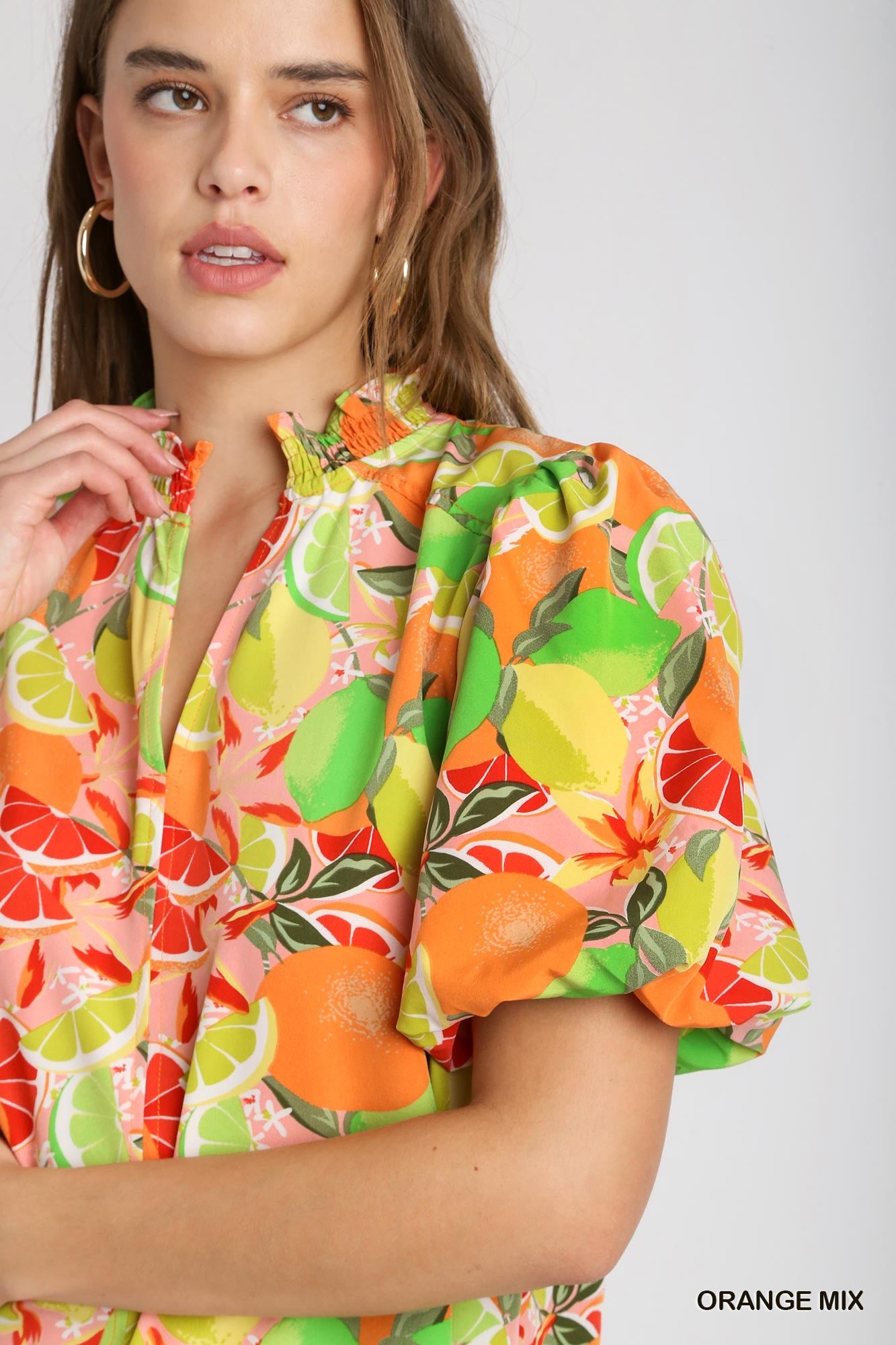 Tessa Fruit Print Top