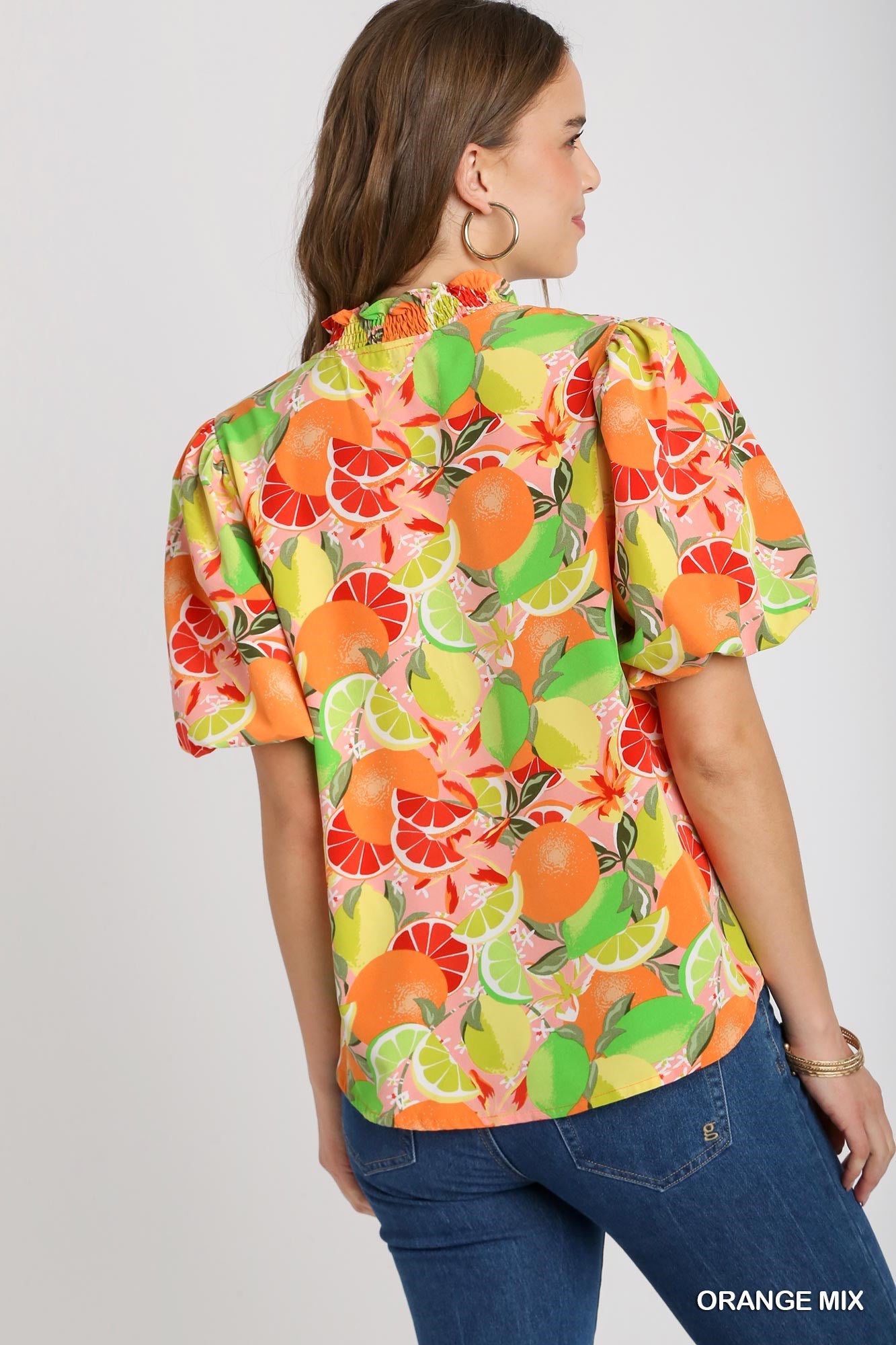Tessa Fruit Print Top