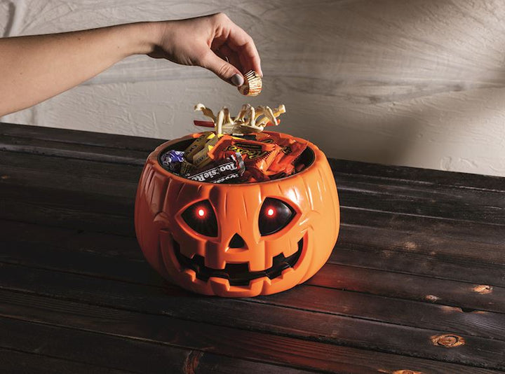 Animated LED Pumpkin Candy Bowl