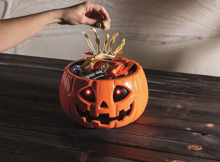 Animated LED Pumpkin Candy Bowl