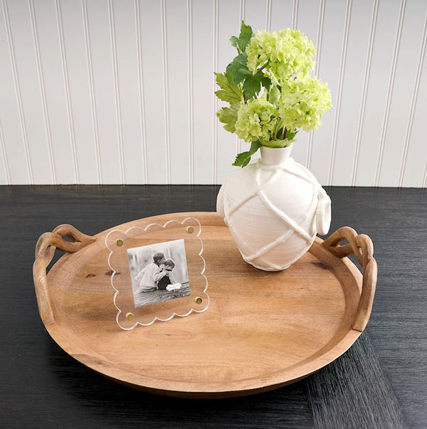 Scalloped Acrylic Photo Frame