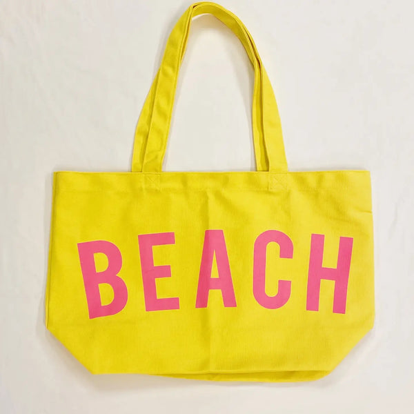 BEACH Canvas Tote Bag