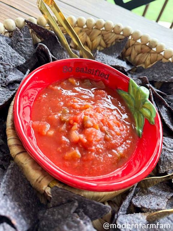 Tomato Salsa Tidbit Bowl