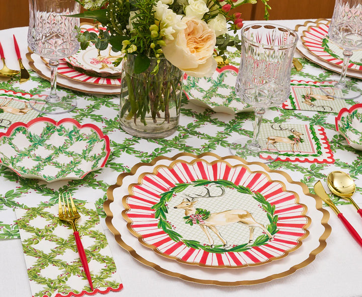 Holly Berry Dinner Plate 8/PK