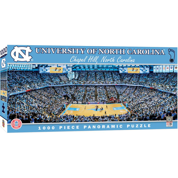 UNC Panoramic Basketball Court Puzzle