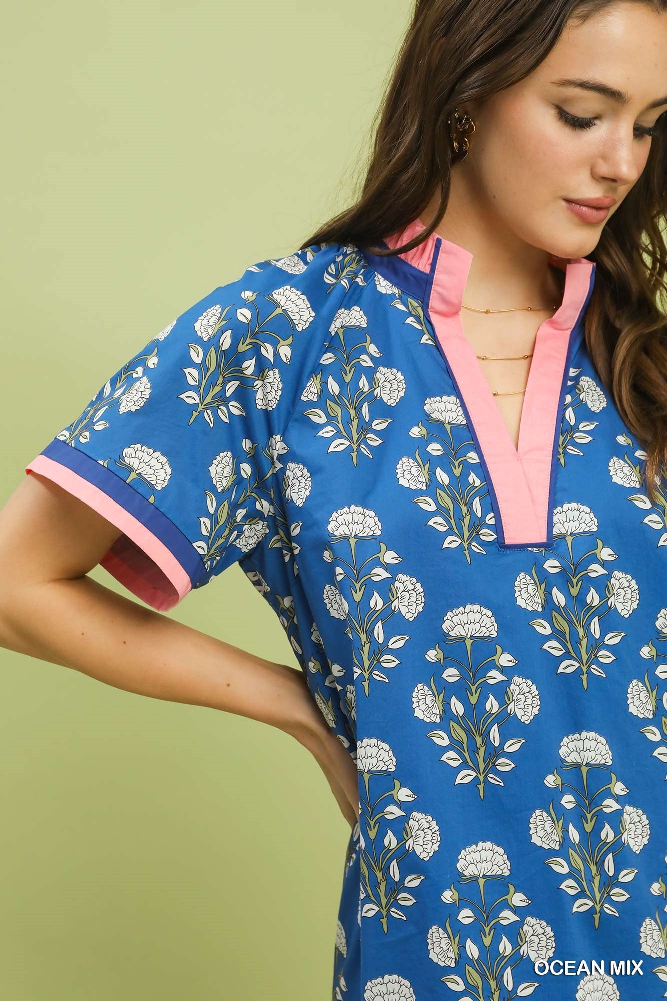 Catalina Blue Floral Dress