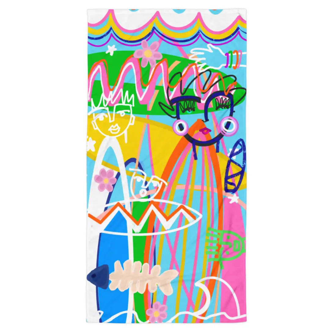 Artistic Beach Towel