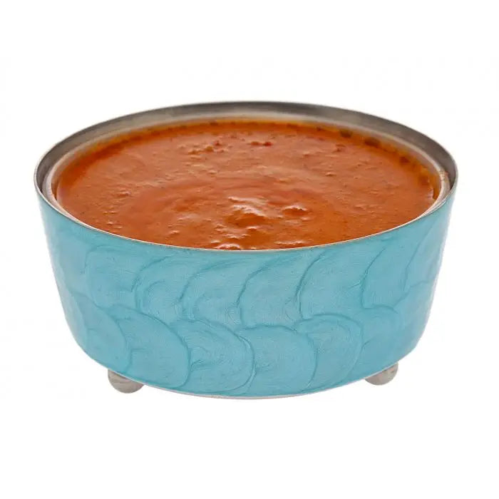 Colored Enamel Relish Bowl