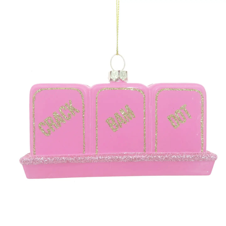 Mahjong Tiles Glass Ornament