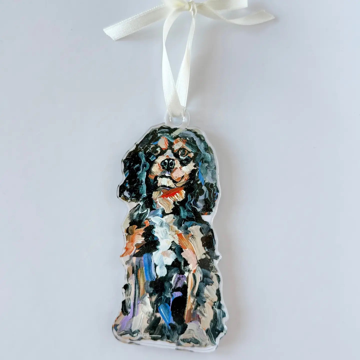 Dog Acrylic Art Ornament
