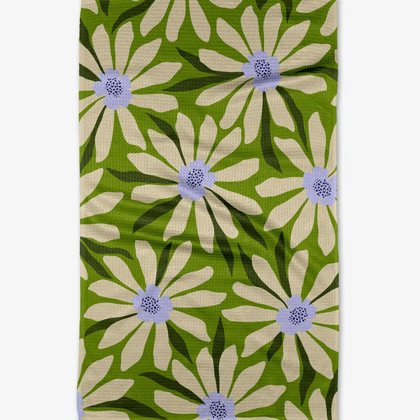 Botanical Pattern Geometry Kitchen Towel