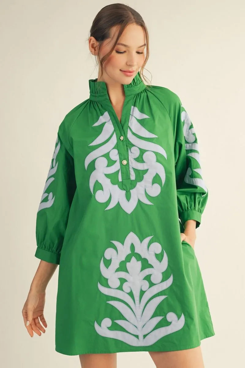 Tina Applique Dress