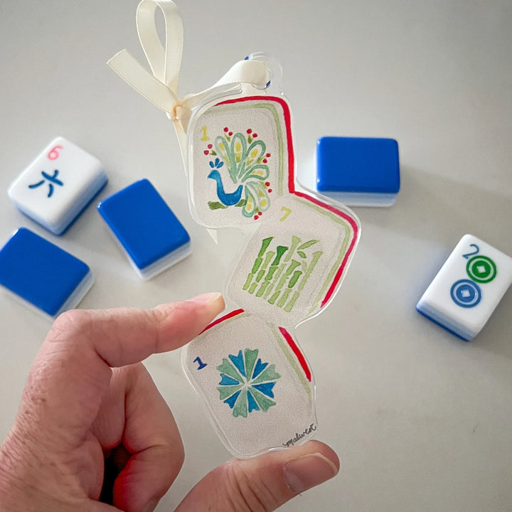 Acrylic Mahjong Tile Ornament