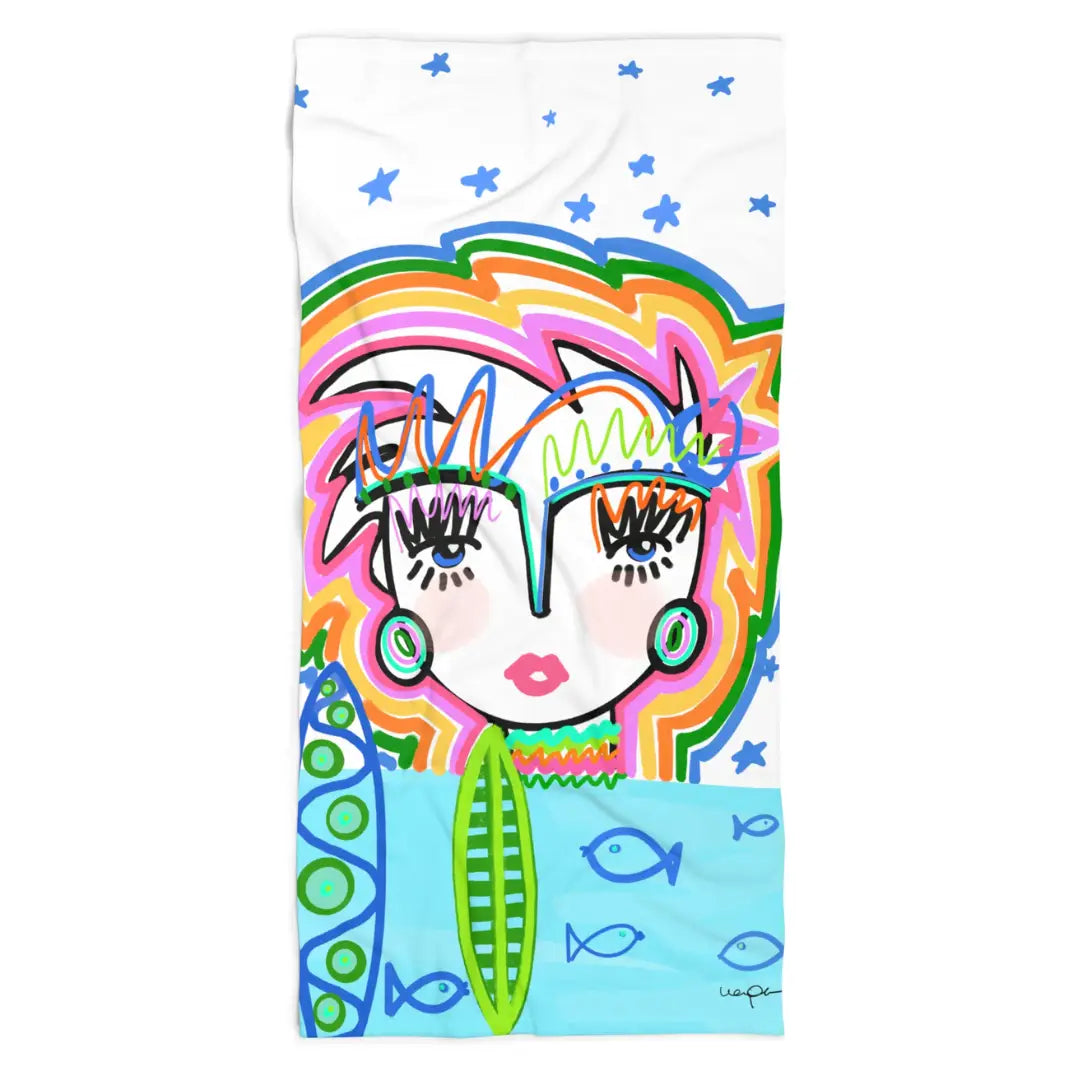 Artistic Beach Towel