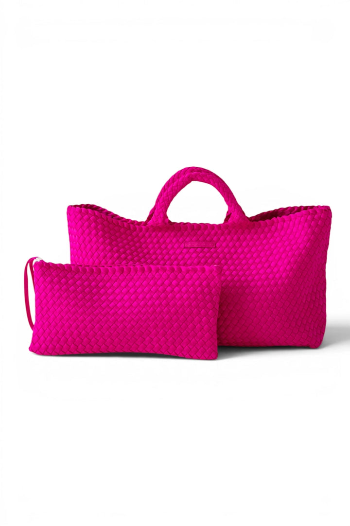 Woven Mahjong Bag & Tile Pouch Set