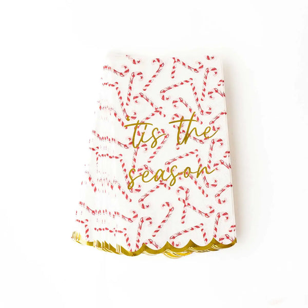 Candy Cane Guest Towel Napkins