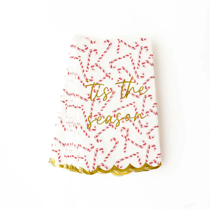 Candy Cane Guest Towel Napkins