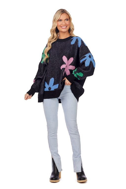 Jadie Floral Sweater One Size