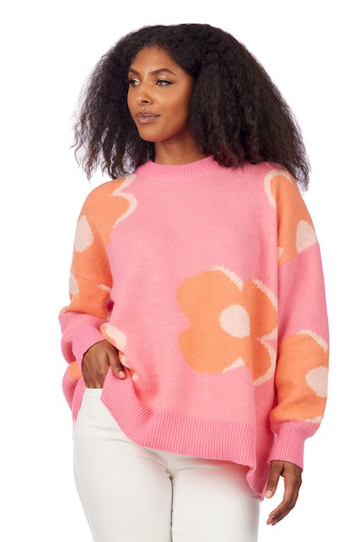 Jadie Floral Sweater One Size