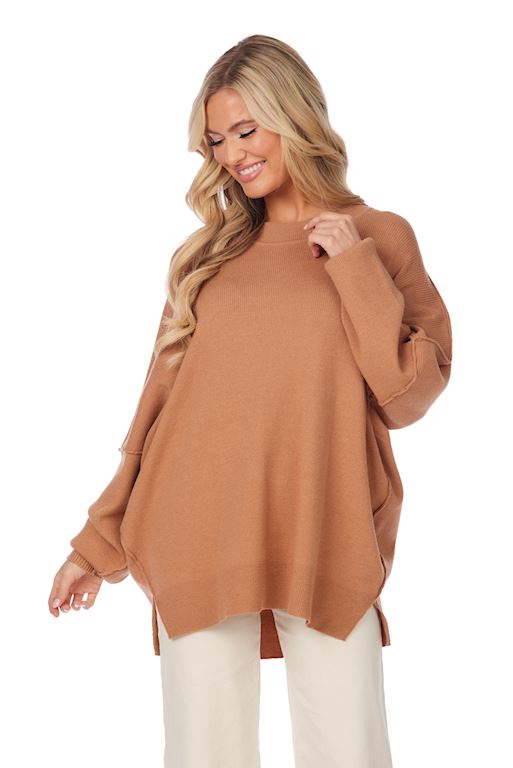 Astrid Ribbed Sweater One Size