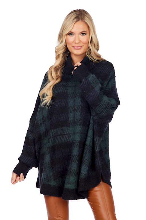 Carla Plaid Sweater