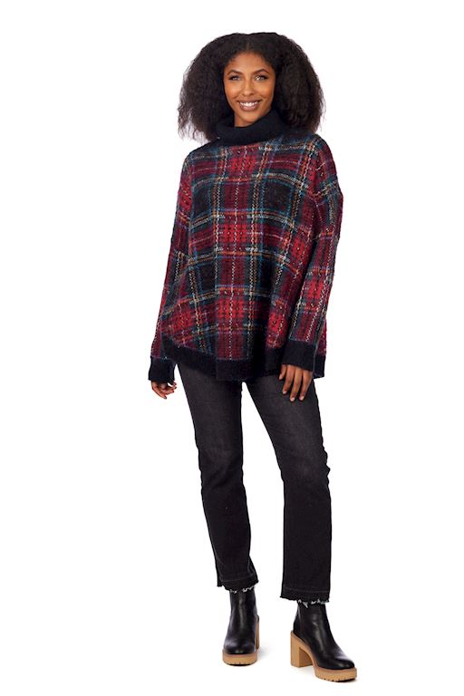 Carla Plaid Sweater