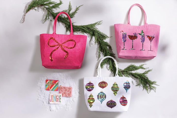 Holiday Classic Sparkle Tote