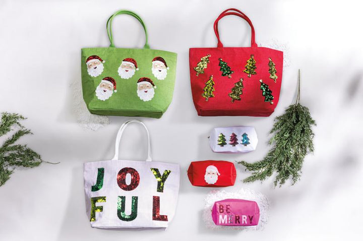 Holiday Classic Sparkle Tote