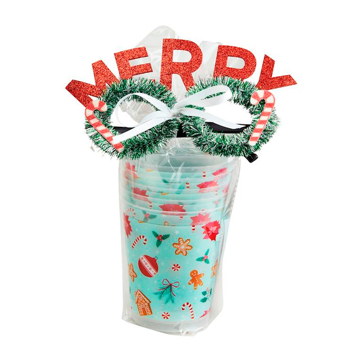 Holiday Party Cups Gift Set