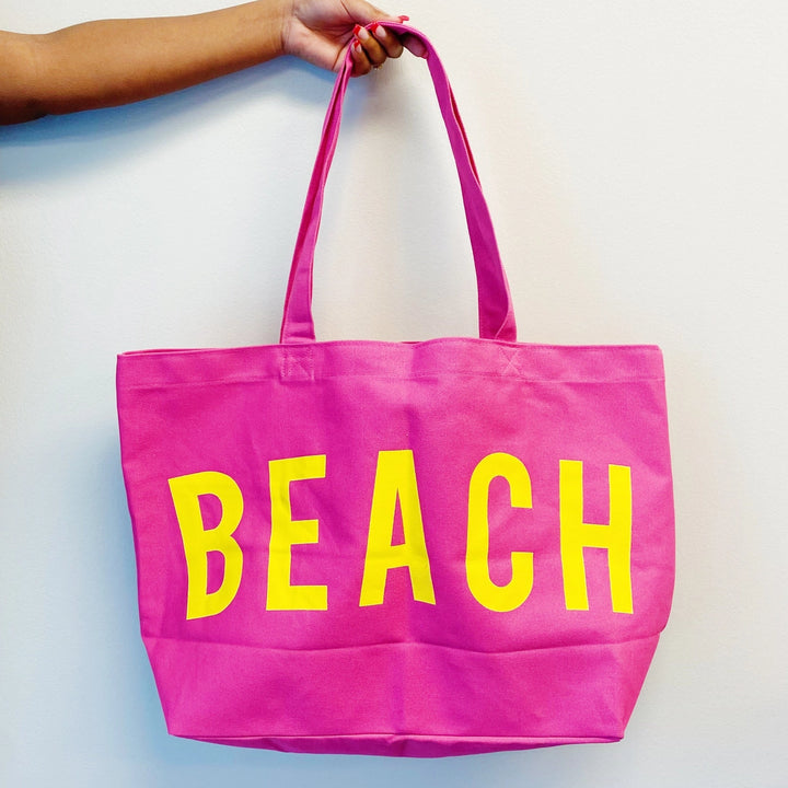 BEACH Canvas Tote Bag