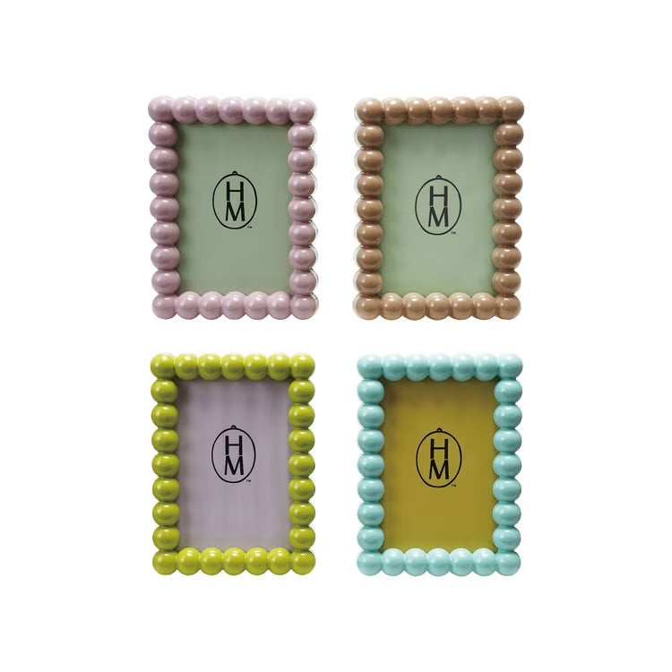 Glossy Hobnail Photo Frame 4" by 6"
